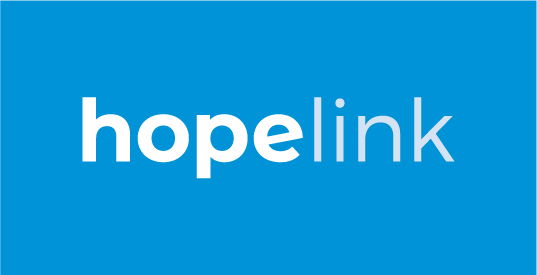 blue Hopelink logo