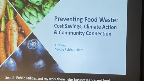 picture of a slide show from the summit