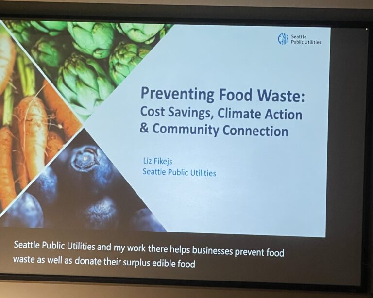 picture of a slide show from the summit