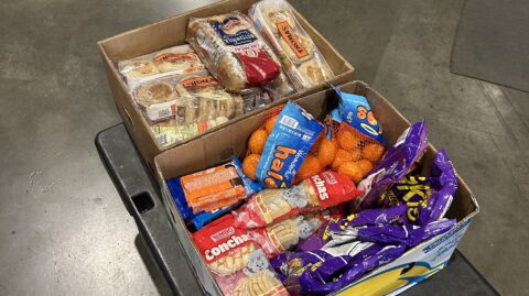 picture of redistibuted food from kenny